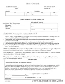 Free Vermont 813 Form