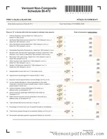 Free Vermont Bi 472 Form