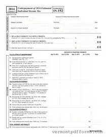 Free Vermont In 152 Form